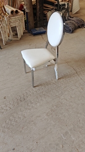 Wedding Banquet Hall <strong>Chair</strong> Outdoor Gold <strong>Silver</strong> Sun Hotel <strong>Chair</strong> Crystal Round Backrests Electroplated Nano-gold Event <strong>Chairs</strong> - Product Image 2