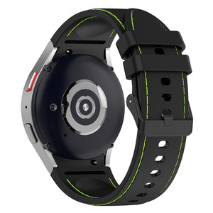 <span class=keywords><strong>Bracelet</strong></span> de montre intelligente en silicone à motifs en <span class=keywords><strong>cuir</strong></span> de 20mm pour Samsung <span class=keywords><strong>Galaxy</strong></span> <span class=keywords><strong>Watch</strong></span> 7 6 <span class=keywords><strong>5</strong></span> <span class=keywords><strong>Pro</strong></span> 4 Classic <span class=keywords><strong>Watch</strong></span> 3 <span class=keywords><strong>Bracelet</strong></span> de sport de 20mm - Product Image 4