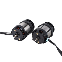 Moteur BLDC à aimant permanent, refroidissement industriel efficace, diamètre 38 mm, contrôleur de vitesse de moteur DC pour ventilateur d'appareil ménager haute vitesse