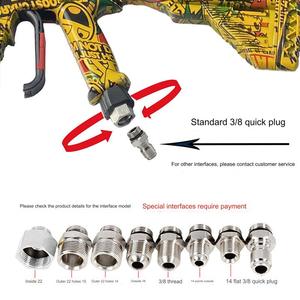 M416 nuova moda pistola a pressione autolavaggio 5000PSI potenza pistola a spruzzo lunga con estensione per lavaggio idropulitrice pistola - Product Image 6