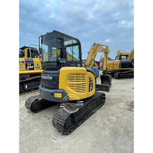 Miniexcavadora Usada Komatsu PC55 PC55mr-2 PC35mr-3 PC30mr-2 PC40mr-2 PC55mr-2 Excavadora Komatsu con Bandas de Goma - Product Image 1