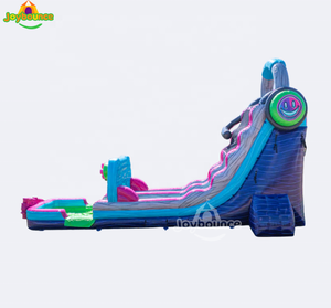 Toboggans aquatiques gonflables en promotion, qualité commerciale, double piste, fabriqués en Chine, 22 pieds - Product Image 4