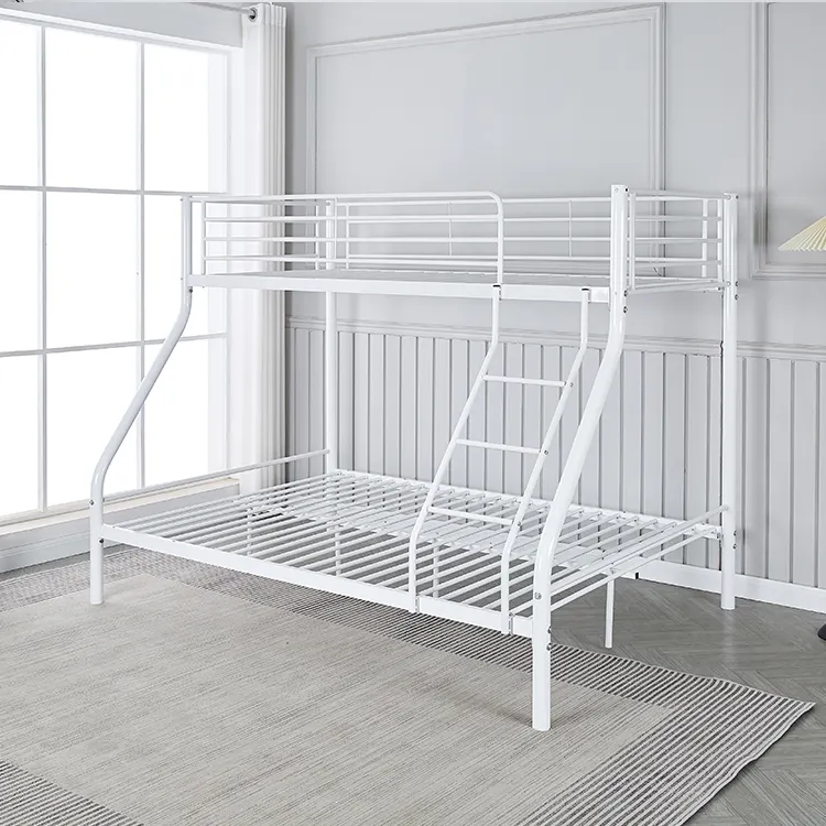 Factory Wholesale Metal Bed Iron Bed Bedroom Furniture Metal Frames Bunk Bed For Three Persons