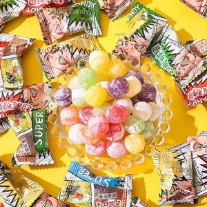 Caramelos Ácidos Recubiertos de Azúcar, Surtidos con Sabores Frutales, Dulces Semiblandos en Mini Paquetes para Regalos de Estudio y Aumento Rápido de Energía, Bajos en Azúcar - Product Image 4