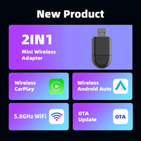 Adaptateur sans fil Carplay Android Auto Compatible Maserati Mitsubishi Peugeot Nissan Toyota Suzuki VW Porsche Cadillac Buick Plus
