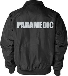 Bomber antivento pesante con Logo riflettente EMT giacca paramedica medica di emergenza con fodera in pile - Product Image 3