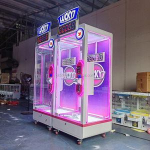 Machine de rédemption de prix <span class=keywords><strong>Lucky7</strong></span> 10s Challenge à monnayeur, avec éclairage RGB lumineux, pour salle d'arcade, directement de l'usine - Product Image 4