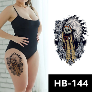 Autocollant de <span class=keywords><strong>tatouage</strong></span> temporaire imperméable personnalisé, motif de fleurs et d'animaux colorés, autocollant de <span class=keywords><strong>tatouage</strong></span> pour hommes et femmes - Product Image 3