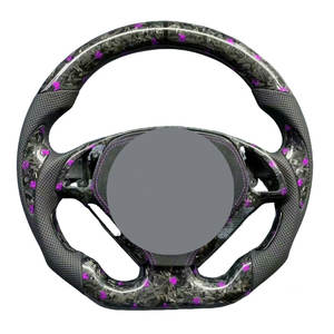 <span class=keywords><strong>Volant</strong></span> LED en fibre de carbone forgé violet véritable personnalisé pour Infiniti G37 <span class=keywords><strong>G25</strong></span> G35 EX EX35 EX37 Q40 Q60 cuir de qualité supérieure - Product Image 5