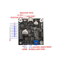 Jrm910 Módulo MP3 Modos multijugador Función de grabación 10W Potencia de salida Voz/Sonido/Audio Decodificación Playboard Taller Recordatorio