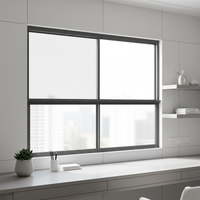 Ventana Corredera Horizontal de Aluminio con Diseño Estético Moderno y Aislamiento Térmico para Cocina, Hogar y Sala de Estar