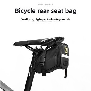 Sacoche de selle arrière pour VTT en polyester avec doublure intérieure et coussin de siège pour outils - Product Image 2