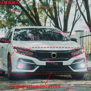 Kit Carrozzeria Stile SI per <span class=keywords><strong>Honda</strong></span> <span class=keywords><strong>Civic</strong></span> 10a Generazione, Nuovo Kit Carrozzeria con Paraurti Anteriore e Posteriore, Aggiornamento Modificato per Stile <span class=keywords><strong>Civic</strong></span> SI - Product Image 2