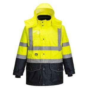 Portwest-S426YNR4XL Hi-Vis 7-in-1สองโทนสีจราจรสีเหลือง/น้ำเงินเสื้อแจ็คเก็ตน้ำเงิน-5036108249183 HI-VIS ชุดทำงาน - Product Image 1