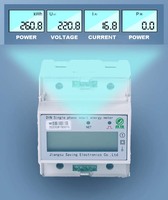 Compteur d'énergie intelligent WiFi SAVING DDSU1218 numérique 5(60)A monophasé sur rail DIN avec RS485 Modbus/NB, précision Classe 1, étanche