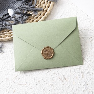 Sobre de invitación de papel nacarado de lujo, recinto de carta Premium con logotipo personalizado para regalos - Product Image 6