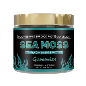 Private Label Vegan Organic Sea Moss Gummy Immune Support Energy Boosting Antioxidant Vitamins Minerals Detox Gluten-Free Adults - Product Image 1