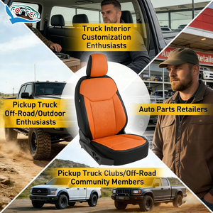 Housses de siège de luxe pour les passionnés de personnalisation intérieure de camions, compatibles avec les modèles Ford Maverick XL XLT Lariat 2022-2026, housses de siège tout-terrain - Product Image 4