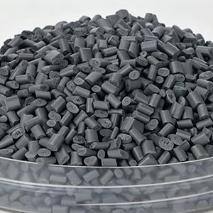 Gránulos de PVC Gris Oscuro Directo de Fábrica, Compuesto Plástico - Product Image 1