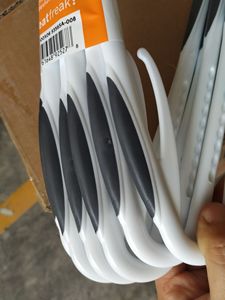플라스틱 TPR 남성 매장 세트 새로운 45cm 의류 주최자 스테인레스 스틸 후크 호텔 의류 플라스틱 옷걸이