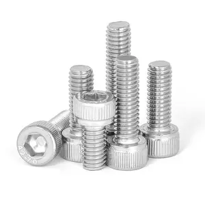 M6 M8 M10 Zinc Plated Stainless Steel DIN912 Cylinder Hex drive Hexagon Socket Cap Head Allen bolt machine Screw