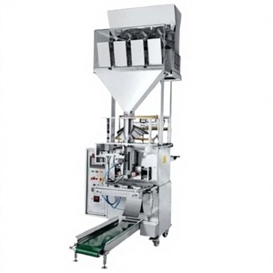 Machine d'emballage, de remplissage et d'étiquetage automatique à 4 têtes, à moteur électrique, pour sacs alimentaires multicolores - Product Image 1