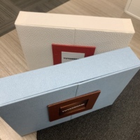 Boîte d'emballage de parfum de luxe personnalisée carton magnétique à couvercle rabattable boîte cadeau de deux bouteilles de parfum boîte de parfum cosmétiques pour les soins de la peau