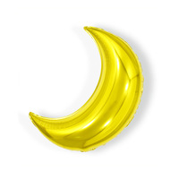 Ballon lune en aluminium de 28/10 pouces pour révélation du sexe, fête prénatale, mariage, anniversaire, Ramadan, décoration de fête, vente en gros