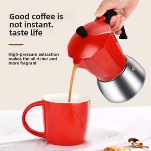 Cafetière Moka Octogonale en Aluminium Compatible avec les Plaques à Induction, Design Minimaliste, pour Usage Domestique - Product Image 2