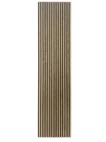 Panneaux muraux rainurés en PVC WPC à grain de bois pour la décoration