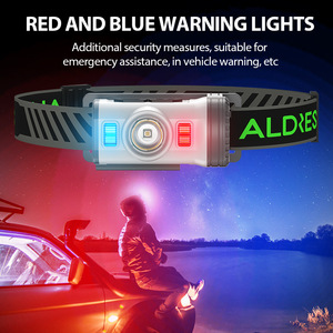 Rechargeable <b>LED</b> <b>Mini</b> Fishing Outdoor Hat Clip Brim Long-Life Lithium Battery Head-Mounted <b>Light</b> with Red Blue <b>Light</b> Sensor - Product Image 4