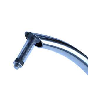 Tirador de acero inoxidable para barco, barra de agarre con brida, pasador de 12 pulgadas, para caravana - Product Image 6