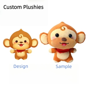 Custom <strong>Plush</strong> Stuffed Animal Doll Plushie Cute Deer <strong>Monkey</strong> Elephant Custom Design <strong>Plush</strong> <strong>Toy</strong> From Photo Custom <strong>Plush</strong> Pillow - Product Image 3