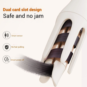 Appareil de soin des cheveux électrique portable 32 mm, lumière rouge, ions négatifs, baguette à cheveux en céramique automatique, boucleur rotatif automatique - Product Image 3