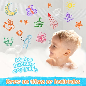 Set di Pastelli da Bagno Lavabili, Facili da Pulire, Colorati, per Doccia e Vasca, Giocattoli per Bambini - Product Image 5
