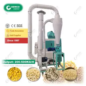 Industria bien conocida maíz arroz trigo guisante mijo amplia máquina peladora de frijol para descascarillado seco húmedo descascarillado gramo negro