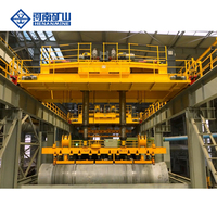 Grue à poutre double à aimant rotatif QL 5T 10T 15T 20T 32T pour la manutention de bobines de tôle d'acier Aimant de levage à 360°