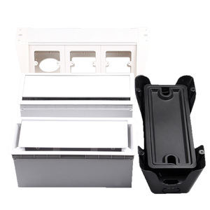 Office Desk Cable Management <b>Box</b> Rectangle PP <b>Wall</b> Mounted Durable Organizer Accessory - Product Image 2