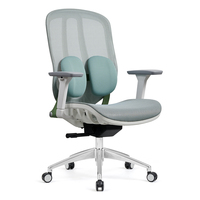 Chaise de bureau de direction moderne de luxe avec accoudoirs réglables, design ergonomique pivotant en maille pour la maison, le bureau et l'hôpital