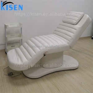 Kisen Factory Newest Design White Adjustable Massage <b>Table</b> 3 Motors <b>Electric</b> Beauty Bed Eyelash for Lash and Facial - Product Image 6