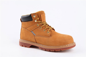 Zapatos de trabajo de cuero genuino de alta calidad con punta de acero - Product Image 2