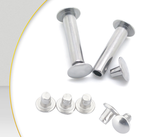 Remaches de Acero Inoxidable OEM de Fábrica, Cabeza Plana, Tipo Sólido, Acabado Pulido, Sin Rosca - Product Image 5