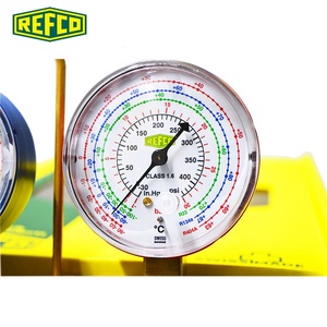 Alta qualidade Suíça Refco Alumínio manifold gauge BM2-6-DS-R22 para R22/R134/R404 - Product Image 4