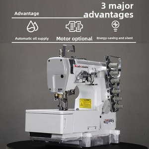 Máquina de Coser Industrial de Puntada Fija de Cuatro Agujas y Seis Hilos, de Doble Cara, Decorativa, para Fabricación de Calzado - Product Image 3