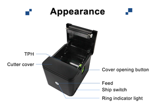 CSN-806 80 mét Máy in nhiệt POS RS232 USB Lan Wifi Bluetooth cashino Máy in hóa đơn cho bán lẻ - Product Image 6