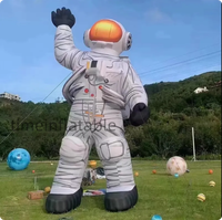 Personnalisé 3m 5m Gonflables publicitaires astronaute géant Spaceman pour décorations sur le thème de l'espace