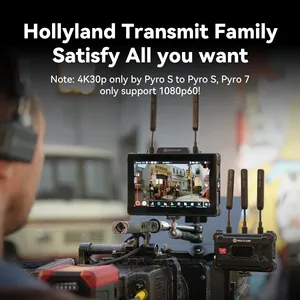 Hollyland Pyro 7 không dây Video <span class=keywords><strong>Transmitter</strong></span> Receiver 7 "máy ảnh lĩnh vực màn hình 400m phạm vi 60MS độ trễ <span class=keywords><strong>2.4GHz</strong></span> & 5Ghz Dual Band - Product Image 5