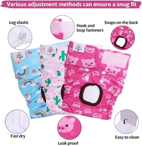 CuteBone pannolini per cani riutilizzabili con bretella per piccoli cani di media taglia cani - Product Image 2