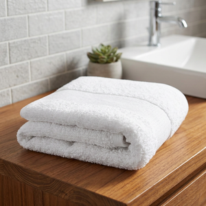 Serviette de bain et tapis de bain en coton non marqués 30 x 50 cm 450 g/m Modèle 117000-4 Doux et absorbant - Product Image 3