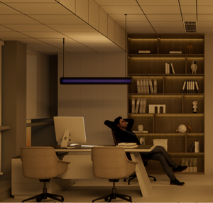 Ecojas Hot Bán thương mại LED tuyến tính ánh sáng lịch thi đấu 20W 30W 40W 1200mm 4ft treo có thể kết nối LED chiếu sáng - Product Image 4